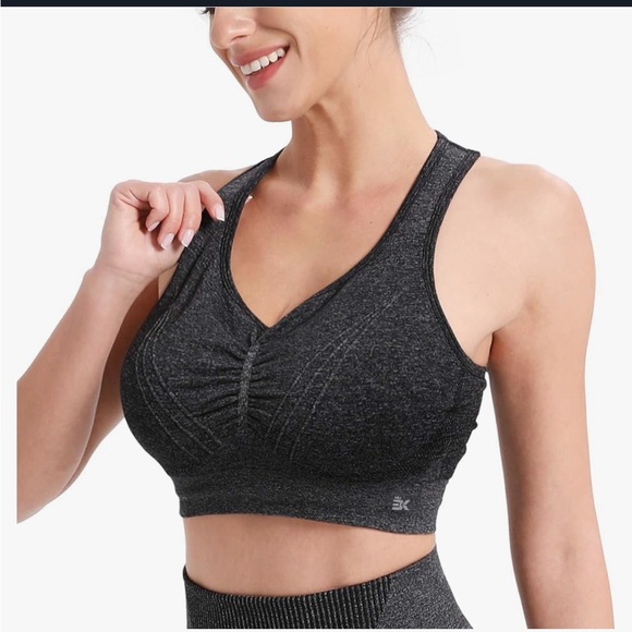 Brokig Other - NWT BROKIG 4-Able Lift Contour Sports Bra - grey